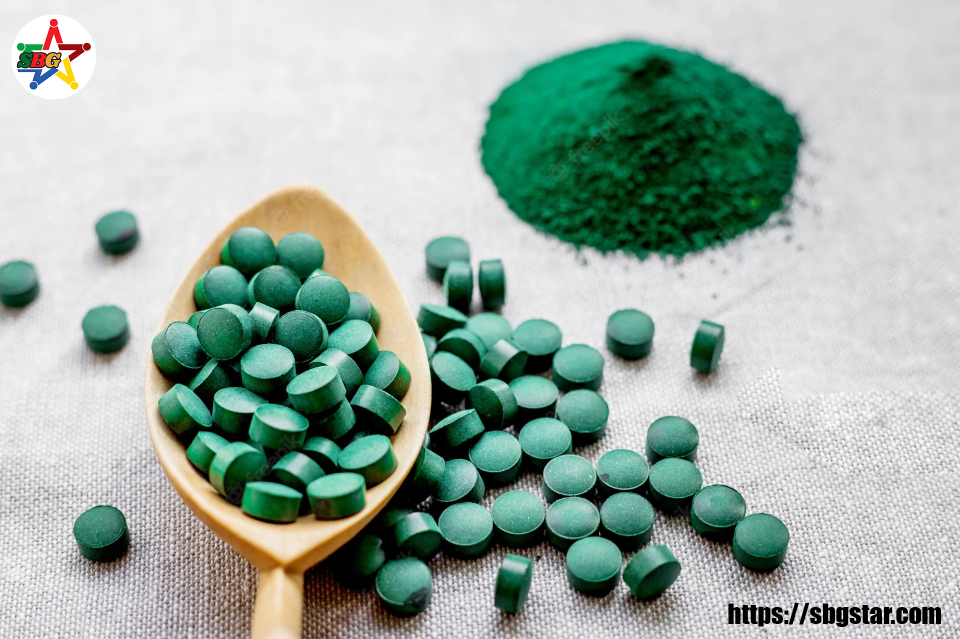 Tảo xoắn Spirulina viên nén - SBG