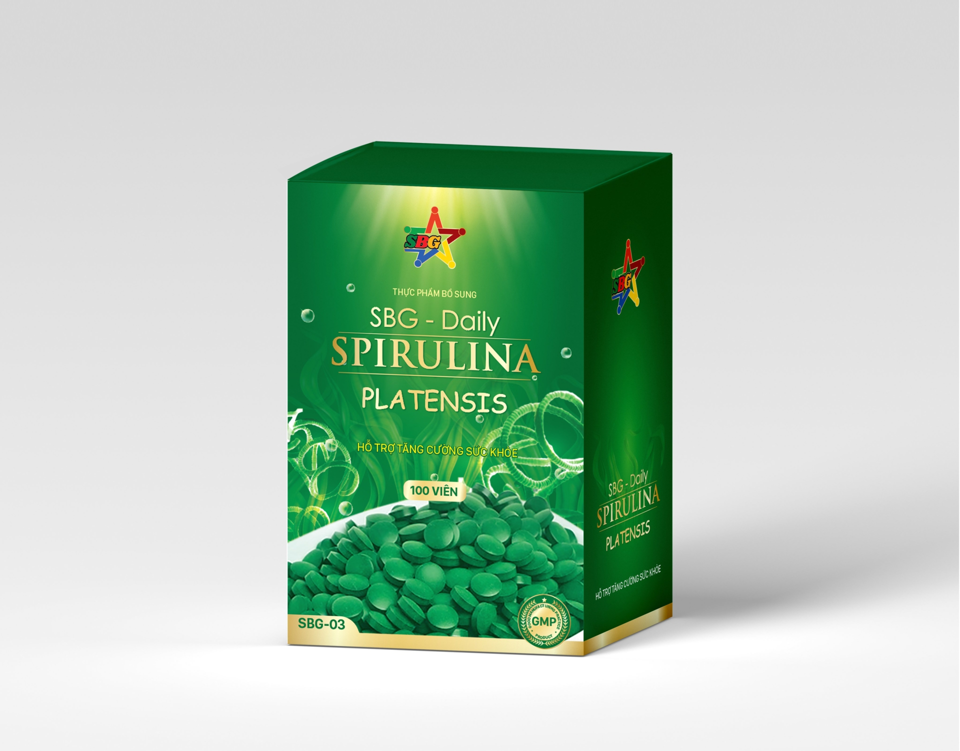 Tảo xoắn Spirulina Platensis - SBG