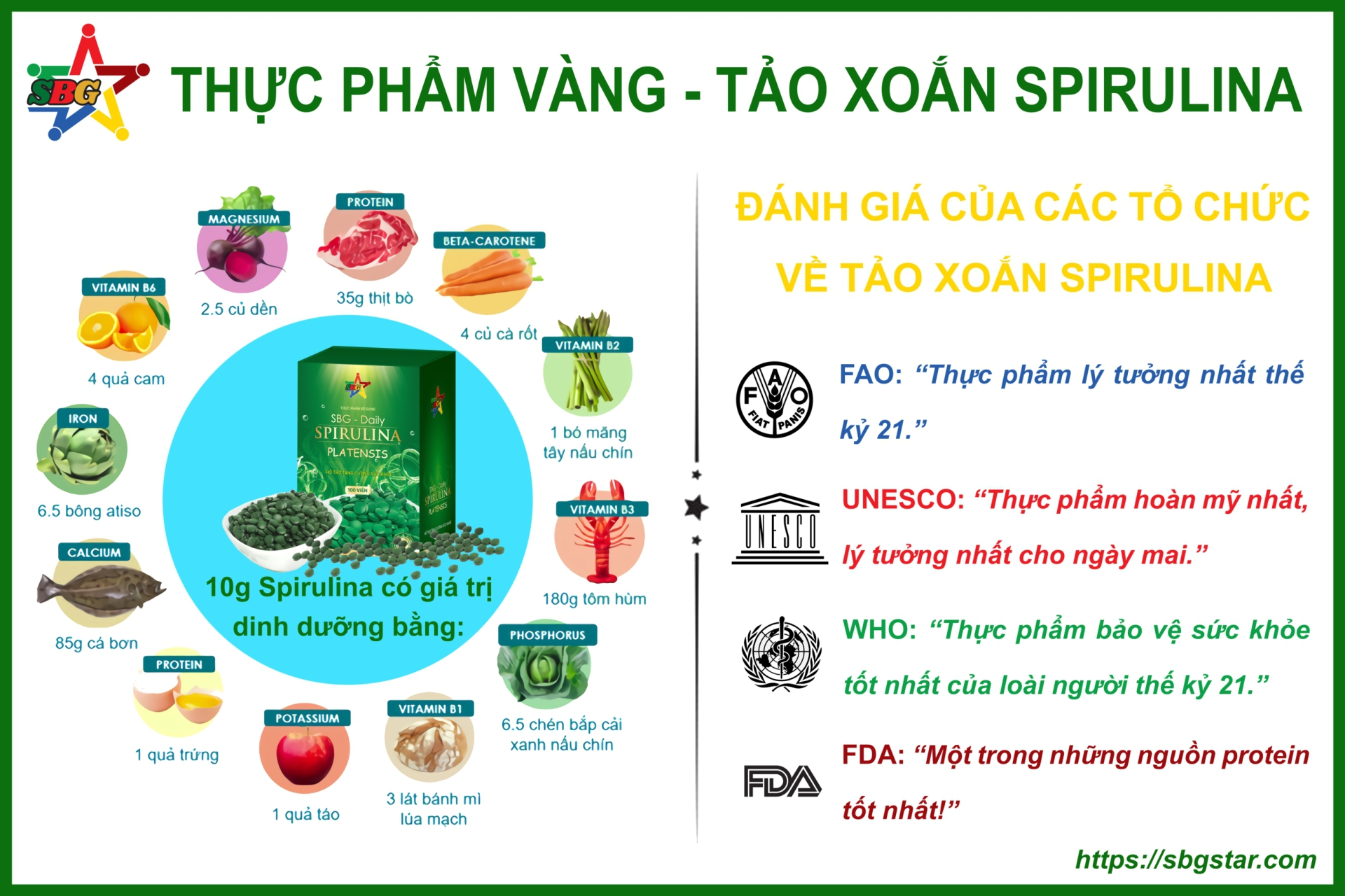 Tảo xoắn Spirulina - Liệu pháp chăm sóc sức khỏe an toàn