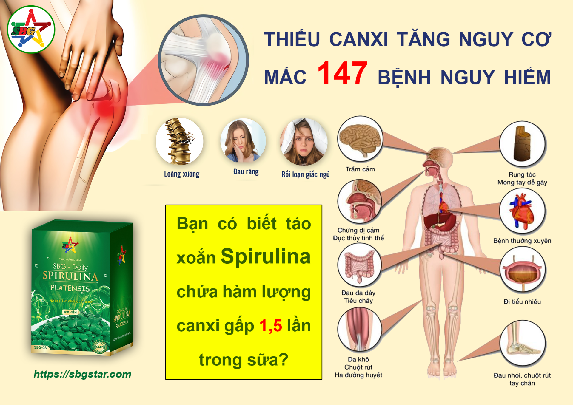 Hạt kê trong Sữa hạt cao cấp SBG - Nut Milk Plus