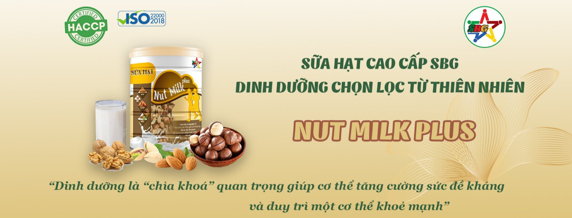 Chất dinh dưỡng trong sữa thực vật