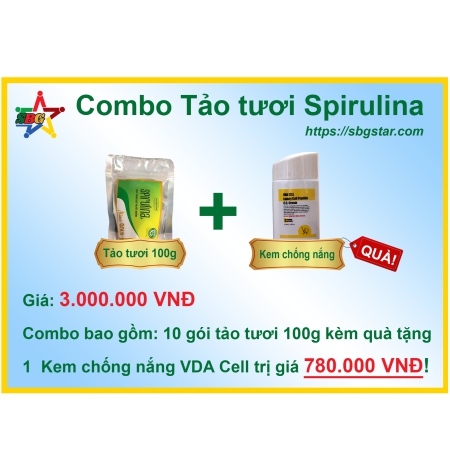 Combo Tảo tươi Spirulina