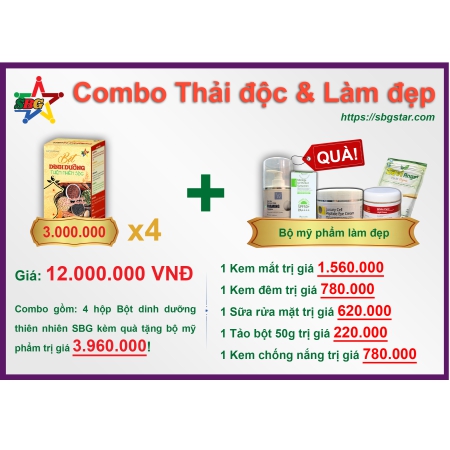 Combo Thải độc & Làm đẹp