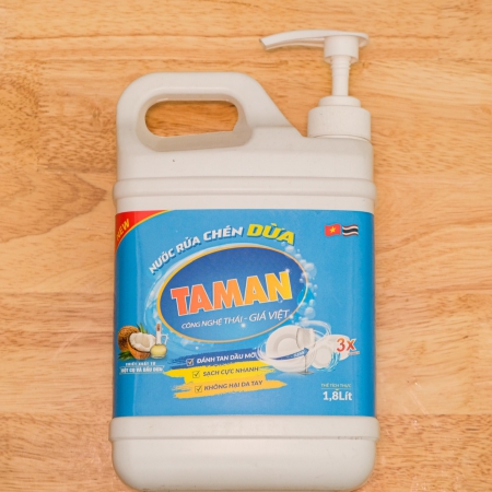 Nước Rửa Chén Dừa Hữu Cơ (Can 1.8L)