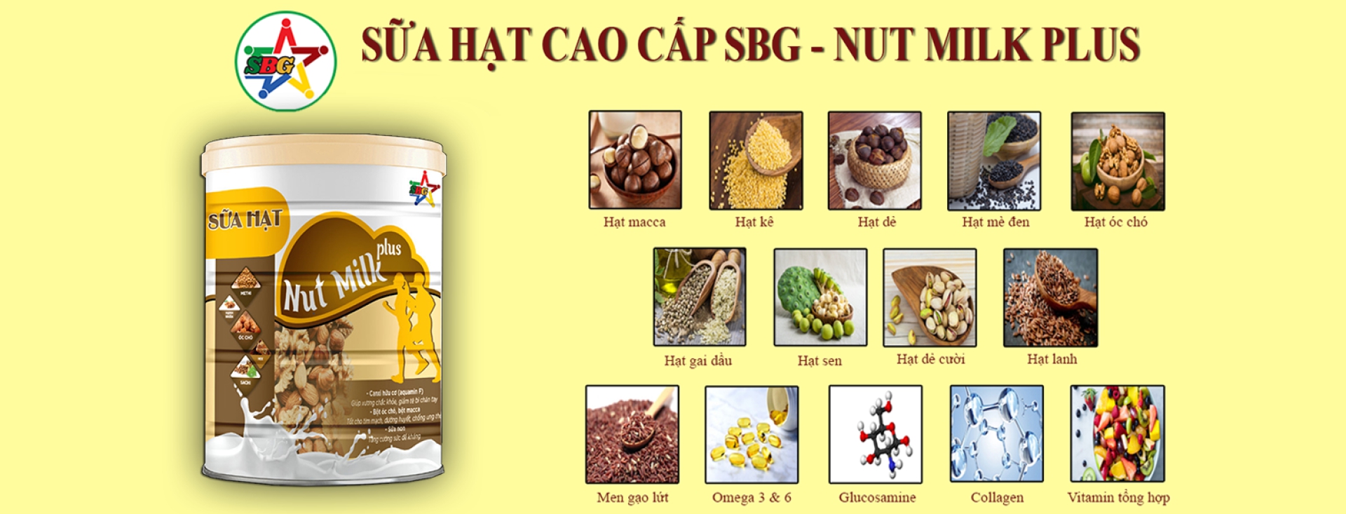 Sữa hạt SBG - Nut Milk Plus